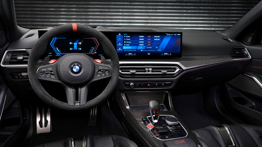 Exploring the Latest BMW Steering Wheels: Carbon Fiber Paddles and Frame Covers on the New M3