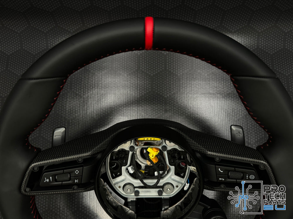 
                  
                    Porsche Steering wheel leather GT3RS GT3 GTS GT 992 turbo S carrera red carmine carbon fiber
                  
                