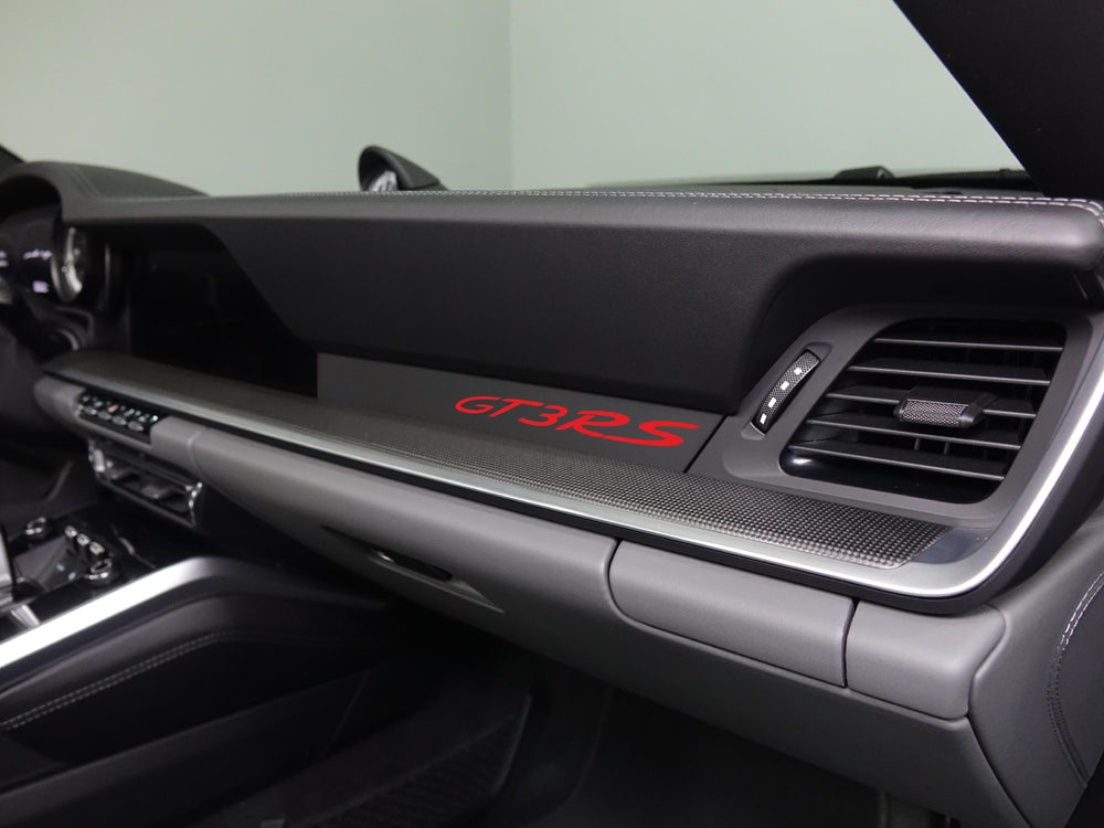 Porsche dashboard trim frame UV sticker GT3RS version 1