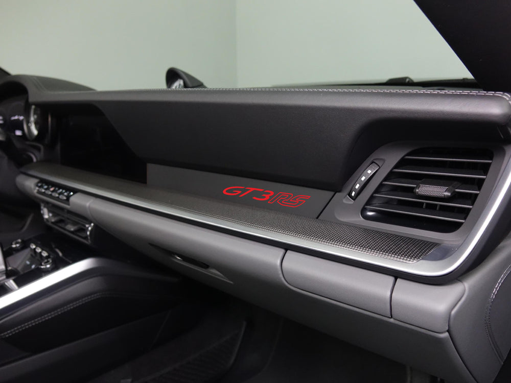 Porsche dashboard trim frame UV sticker GT3RS version 2