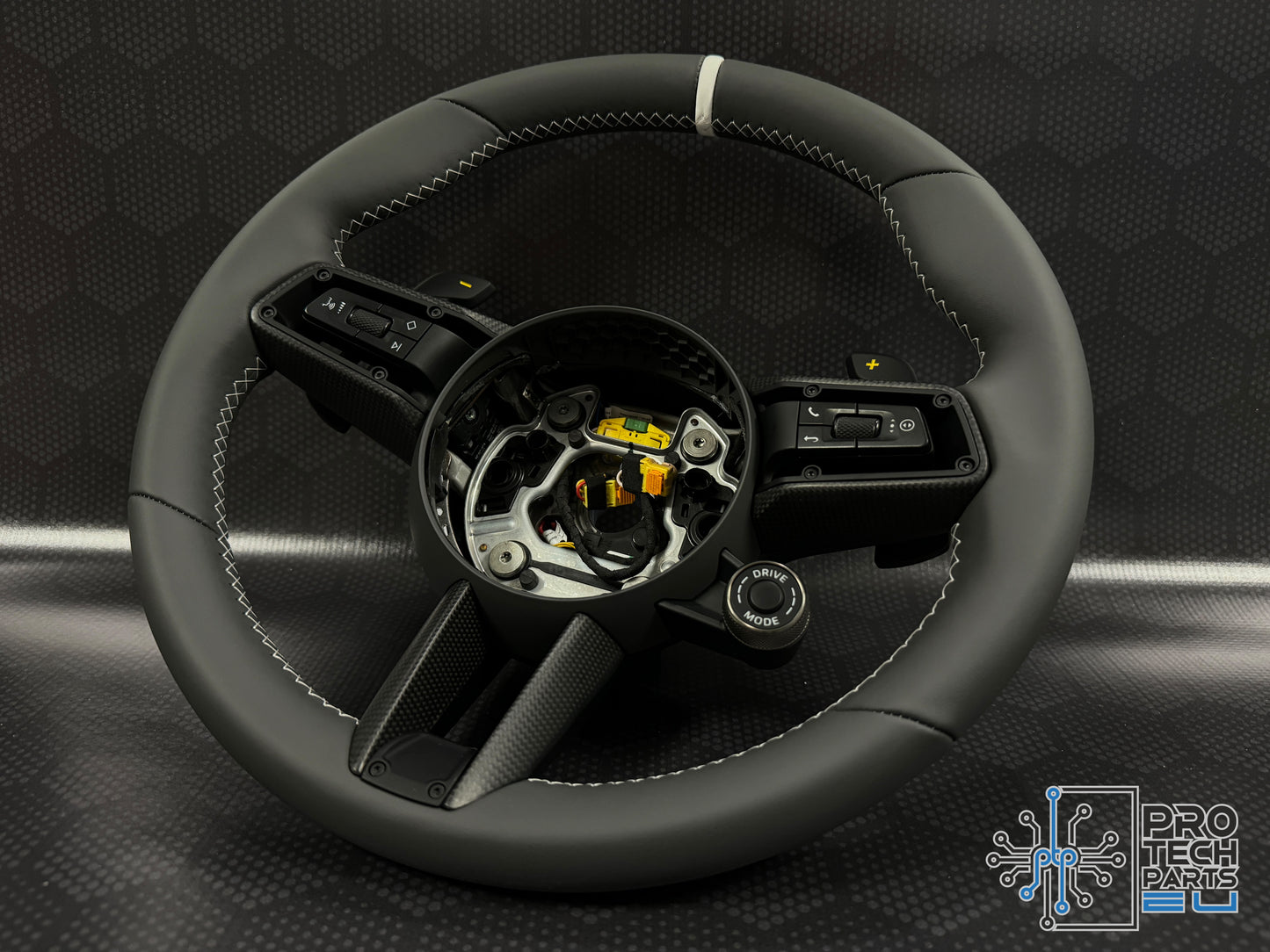 
                  
                    Porsche Steering wheel leather GT3RS 992 911 turbo S carrera GTS slate grey customised weissach
                  
                