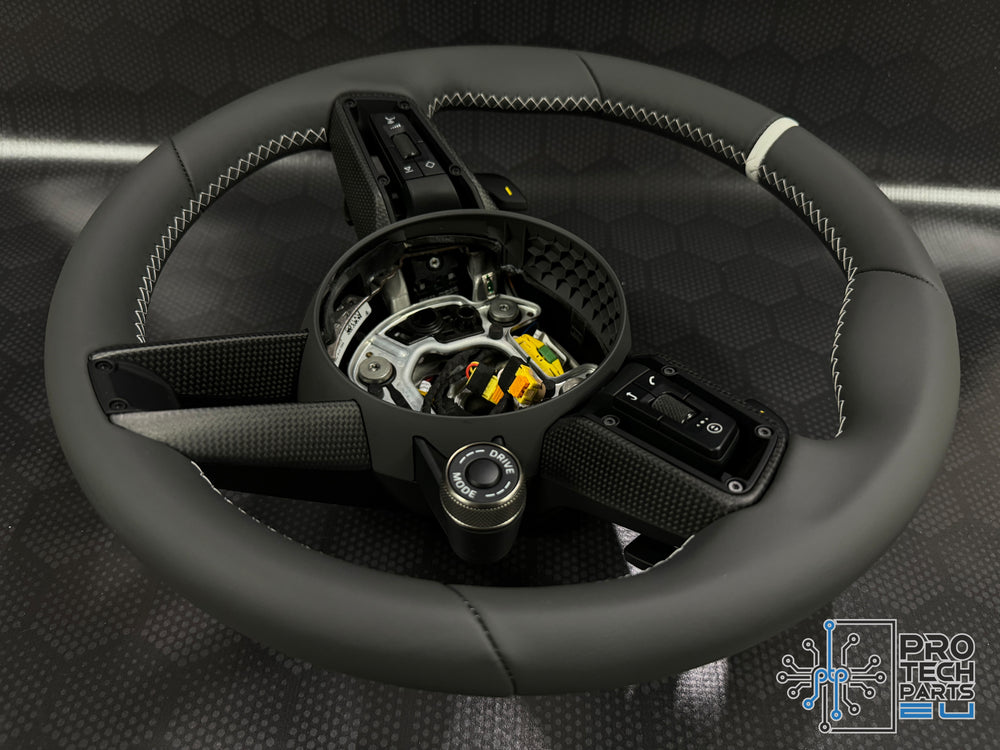 
                  
                    Porsche Steering wheel leather GT3RS 992 911 turbo S carrera GTS slate grey customised weissach
                  
                