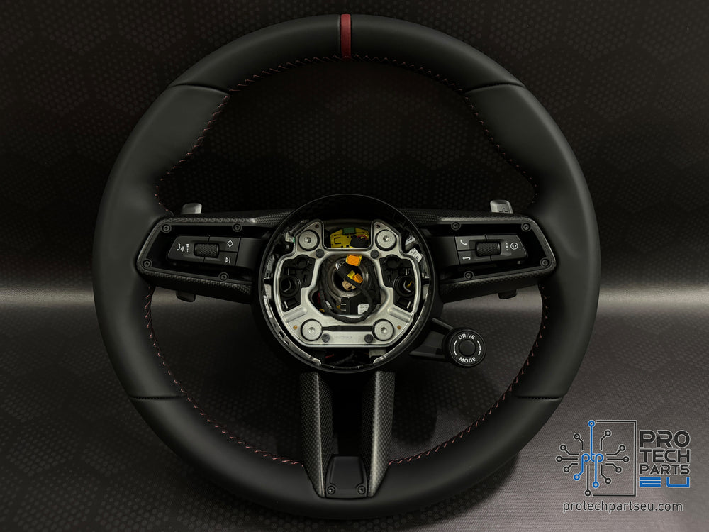 Porsche Steering wheel race-tex GT3RS GT3 GTS GT 992 turbo S carrera GTS bordeoux custom carbon fiber