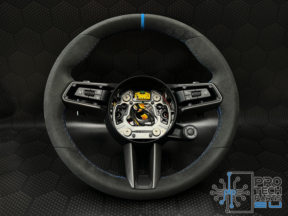 Porsche Steering wheel race-tex GT3RS GT3 GTS GT 992 turbo S carrera shark blue carbon fiber