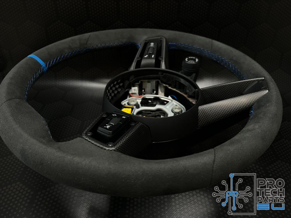 
                  
                    Porsche Steering wheel race-tex GT3RS GT3 GTS GT 992 turbo S carrera shark blue carbon fiber
                  
                