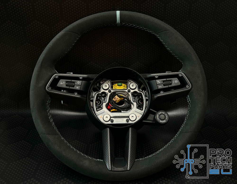 Porsche Steering wheel race-tex GT3RS GT3 GTS GT 992 turbo S carrera shade green carbon fiber