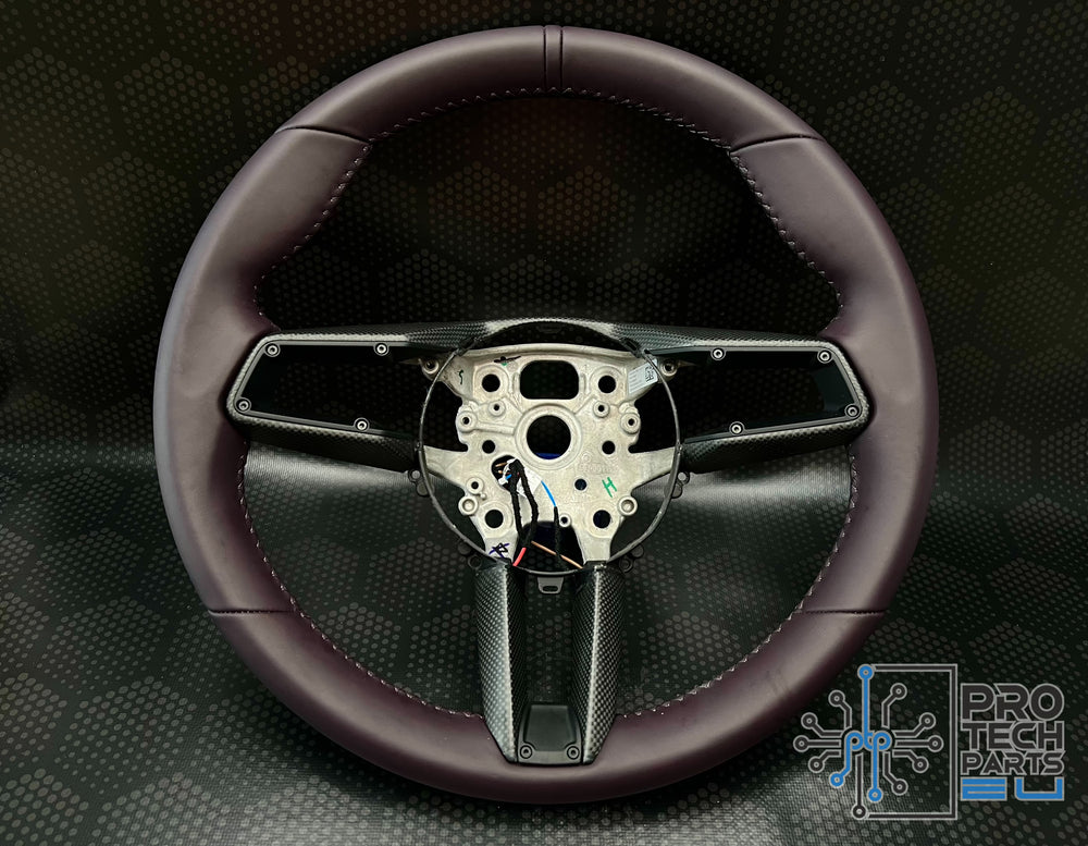 Porsche Steering wheel leather GT3RS GT3 GTS GT 992 turbo S carrera purple UPGRADE
