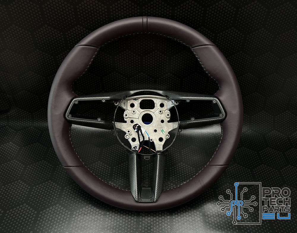 
                  
                    Porsche Steering wheel leather GT3RS GT3 GTS GT 992 turbo S carrera purple UPGRADE
                  
                