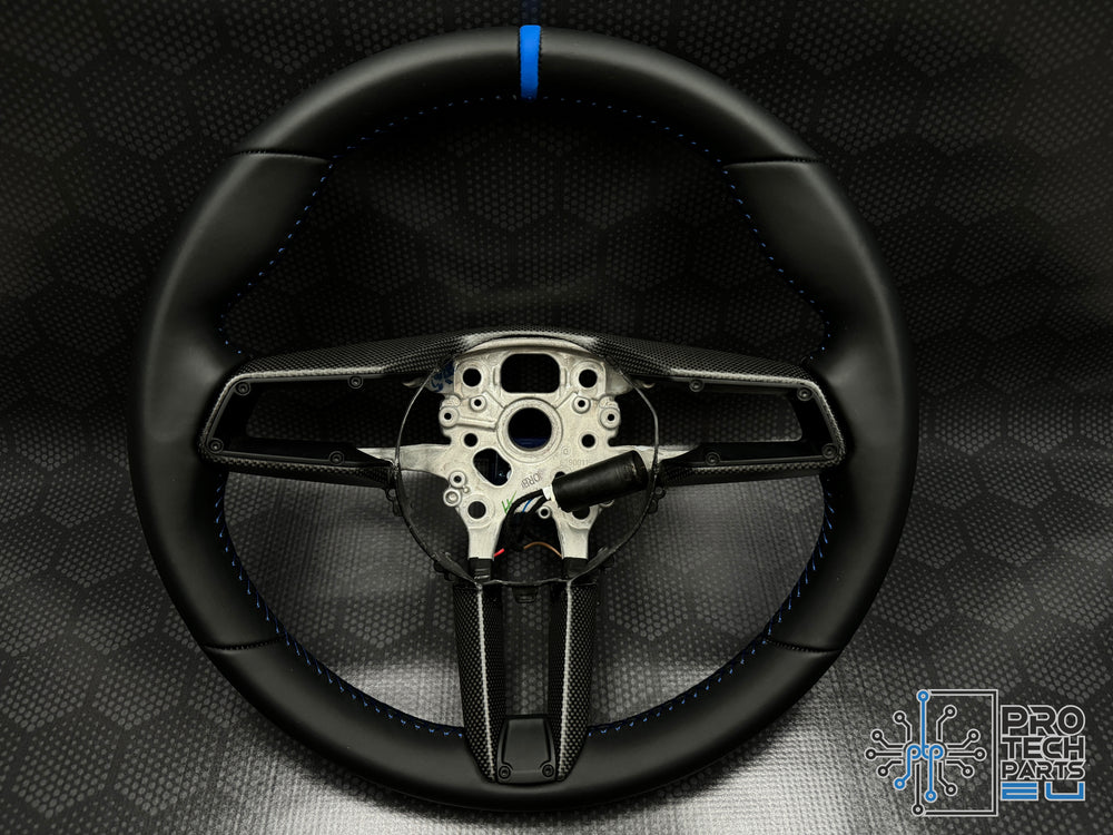 
                  
                    Porsche Steering wheel leather GT3RS GT3 GTS GT 992 turbo S carrera shark blue UPGRADE
                  
                