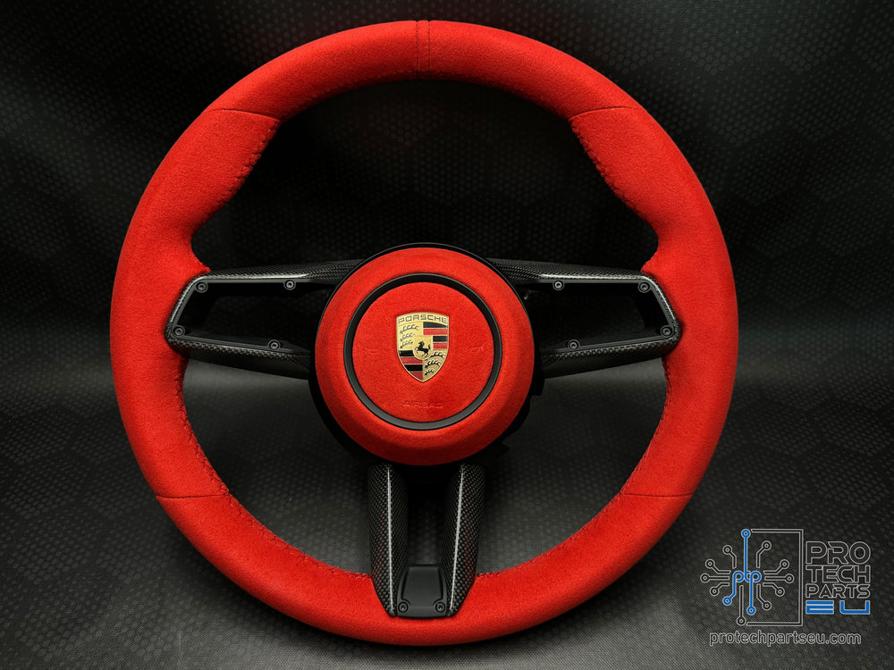 Porsche Steering wheel race-tex GT GT3 GT3RS GTS 992 turbo S carrera  full Guards red WEISSACH PACKAGE