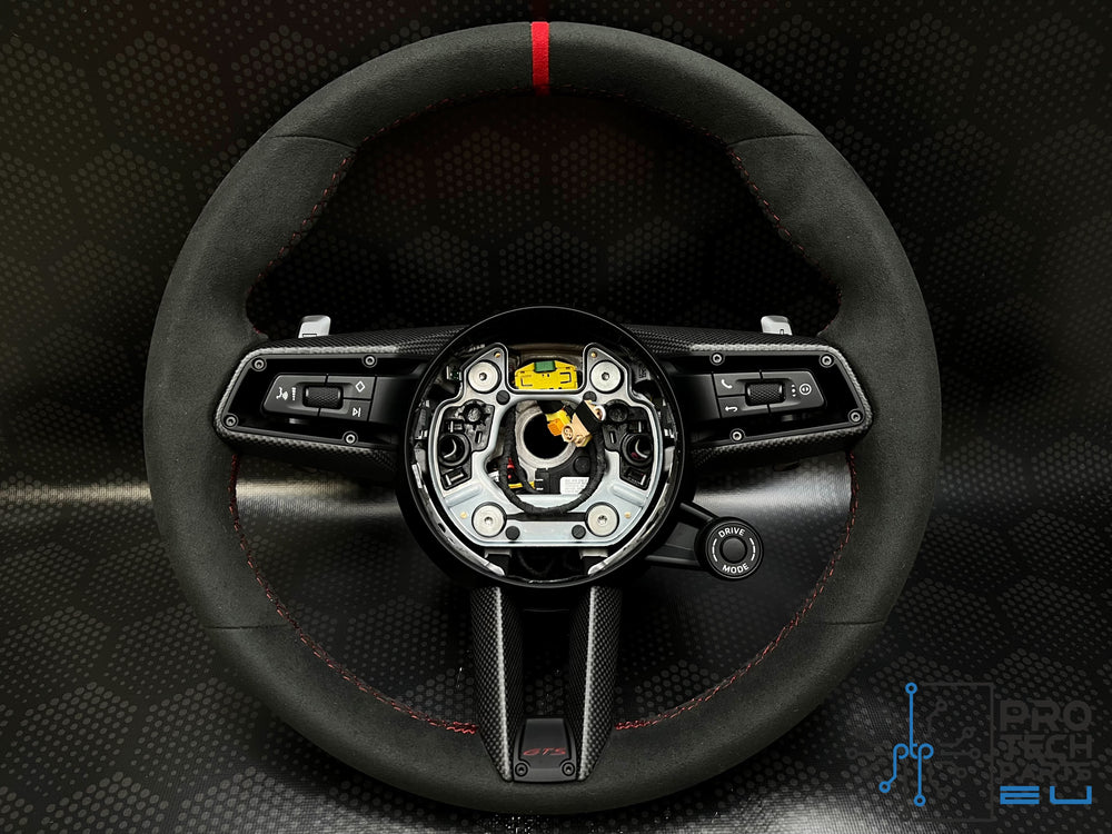 Porsche Steering wheel race-tex GT3RS GT3 GTS GT 992 turbo S carrera red carmin carbon fiber