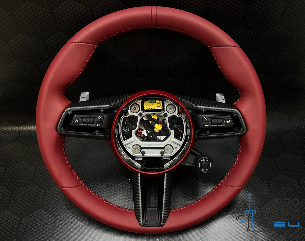 
                  
                    Porsche Steering wheel leather GT3 GTS GT 992 turbo S carrera barrique red carbon fiber
                  
                