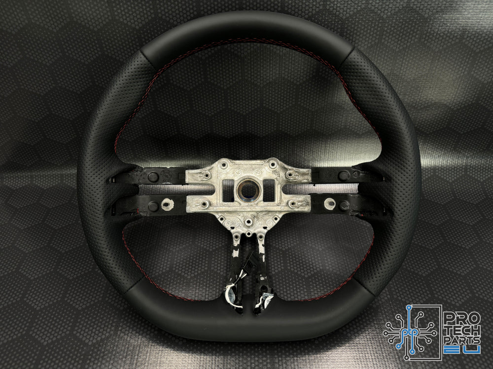 Mercedes AMG steering wheel leather red stitches W117,W206,W213,W223,W232