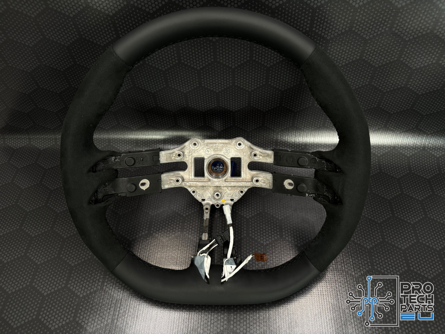 
                  
                    Mercedes AMG steering wheel alcantara black stitches W117,W206,W213,W223,W232
                  
                