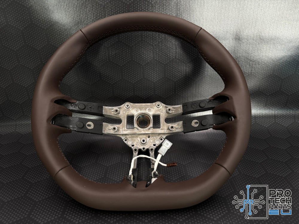 
                  
                    Mercedes AMG steering wheel leather brown stitches W117,W206,W213,W223,W232
                  
                