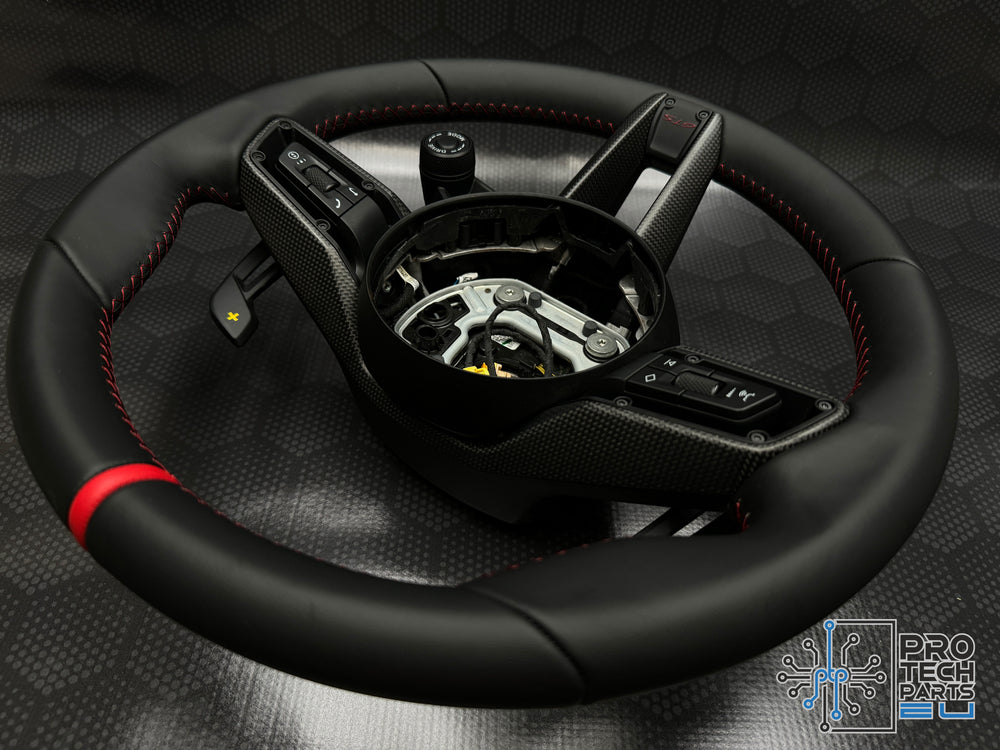 
                  
                    Porsche Steering wheel leather GT3RS GT3 GTS GT 992 turbo S carrera GTS red carmine WEISSACH
                  
                