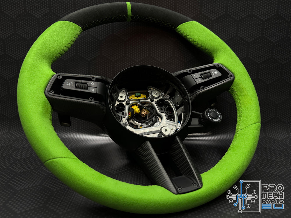 
                  
                    Volan Porsche HERITAGE GT GT3 GT3RS GTS 992 SPEED verde șopârlă PACHET WEISSACH 
                  
                