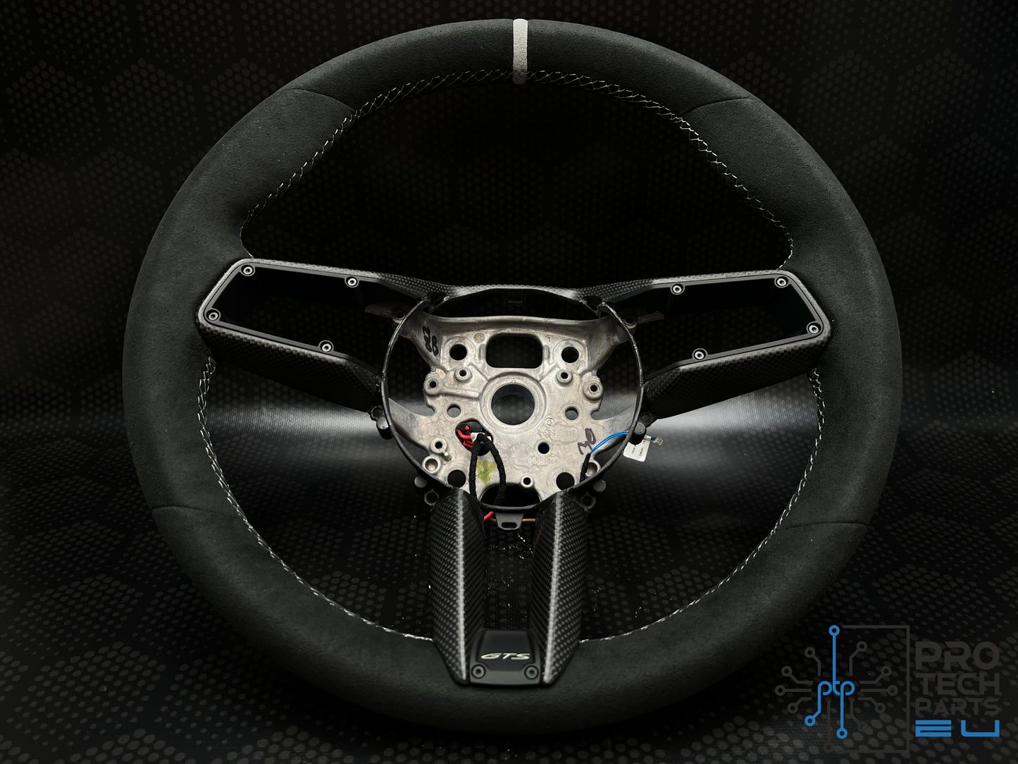 
                  
                    Porsche Steering wheel race-tex GT3RS GT3 GTS GT 992 turbo S carrera silver/chalk UPGRADE
                  
                