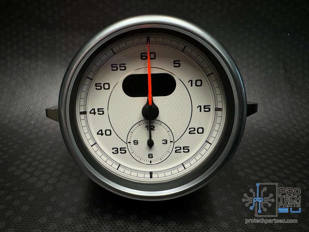 Porsche 718 cayman boxster clock stopwatch chrono 9p9919203bc9a silver