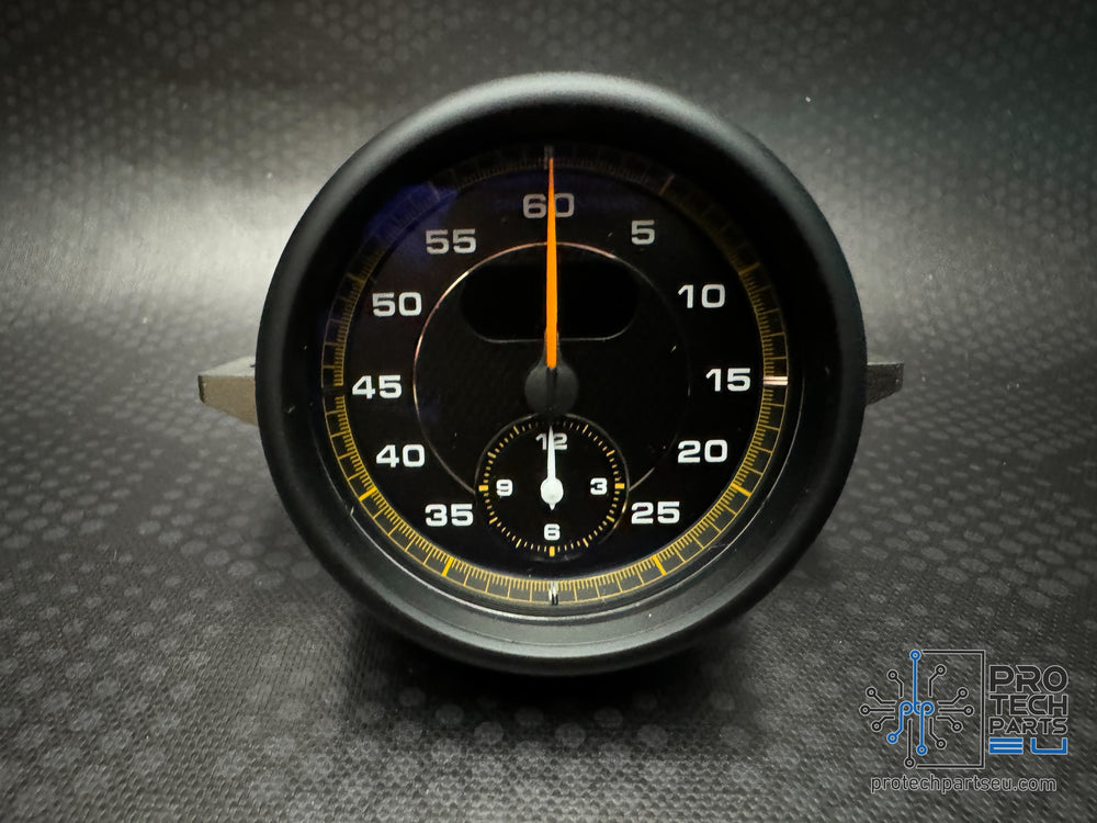 Porsche 718 cayman boxster clock stopwatch chrono 982919203a black