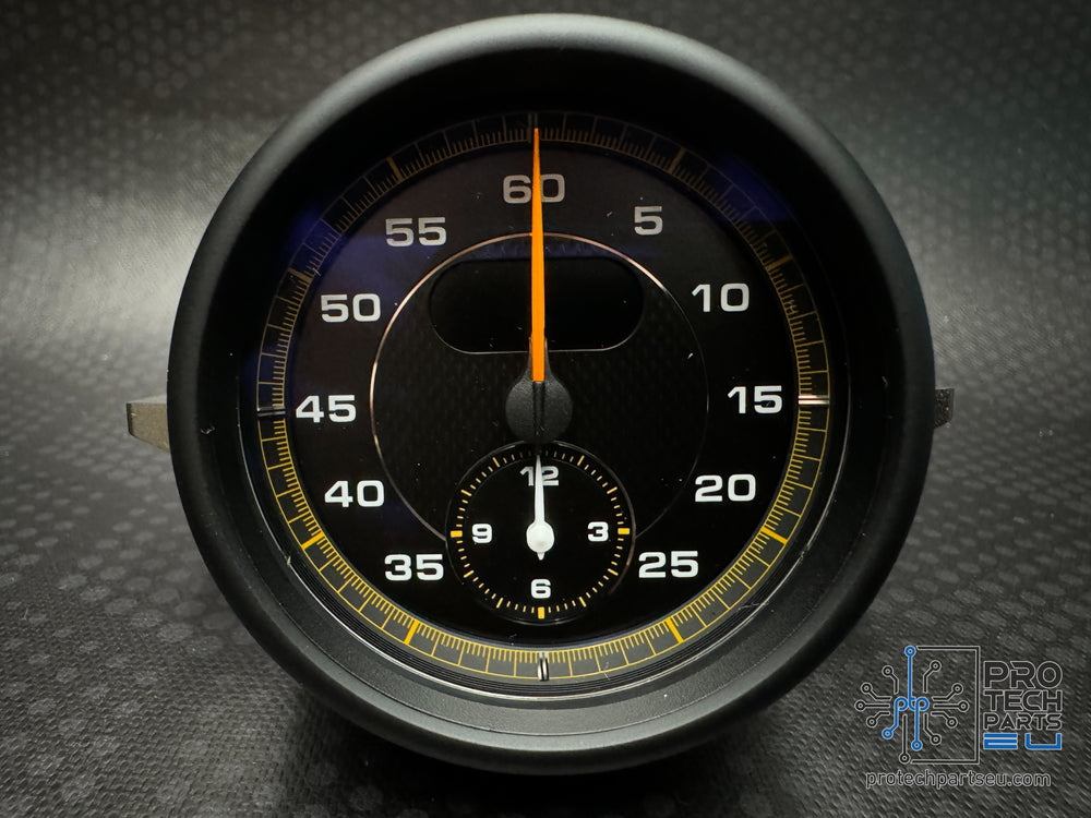 
                  
                    Porsche 718 cayman boxster clock stopwatch chrono 982919203a black
                  
                
