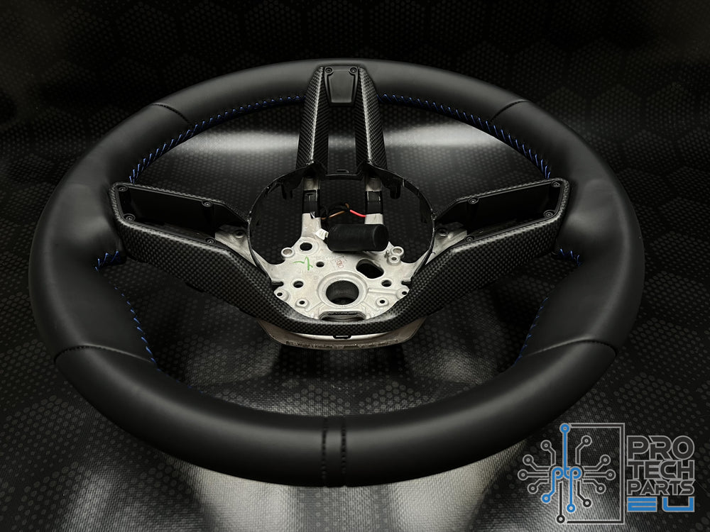 
                  
                    Porsche Steering wheel leather GT3RS GT3 GTS GT 992 turbo S carrera shark blue UPGRADE
                  
                