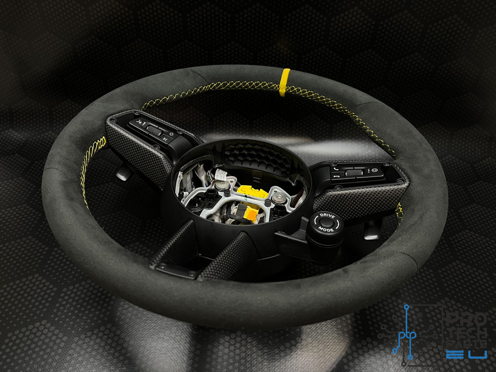 
                  
                    Porsche Steering wheel race-tex GT3RS GT3 GTS GT 992 turbo S carrera race yellow carbon fiber
                  
                