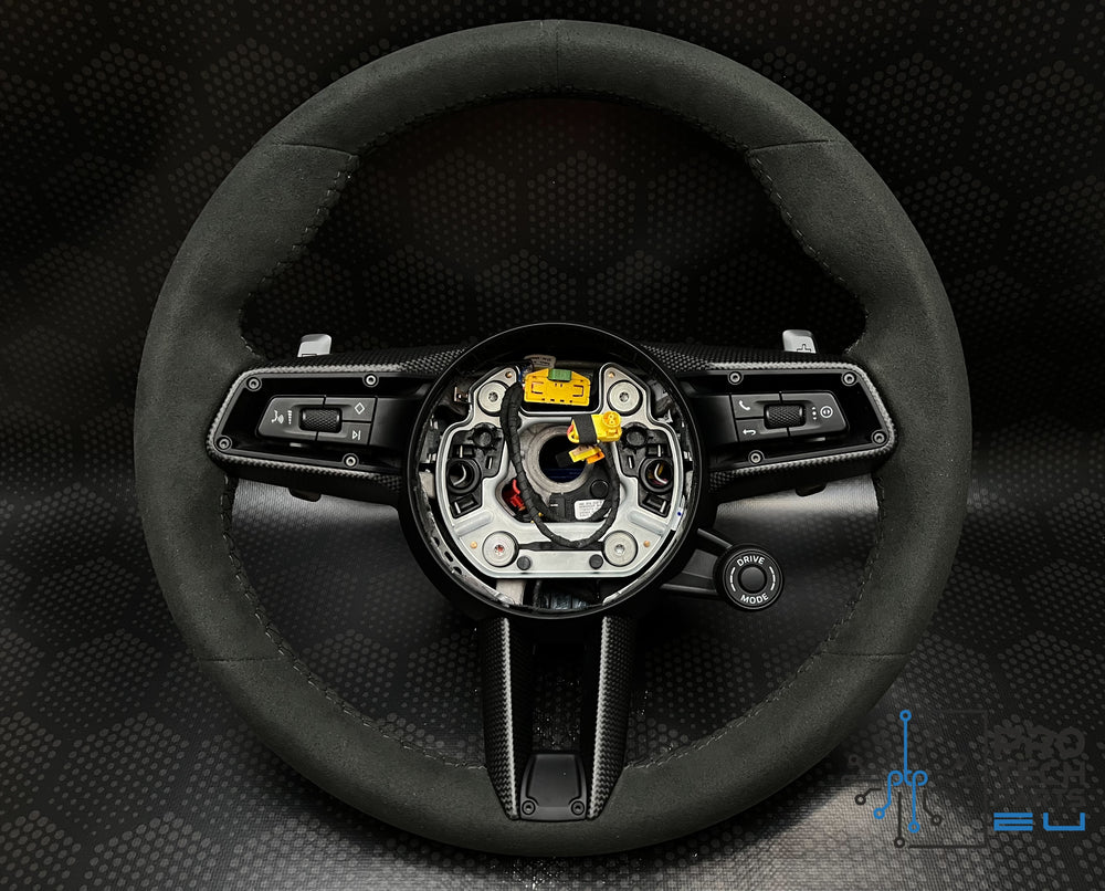 Porsche Steering wheel race-tex GT3RS GT3 GTS GT 992 turbo S carrera GTS black carbon fiber