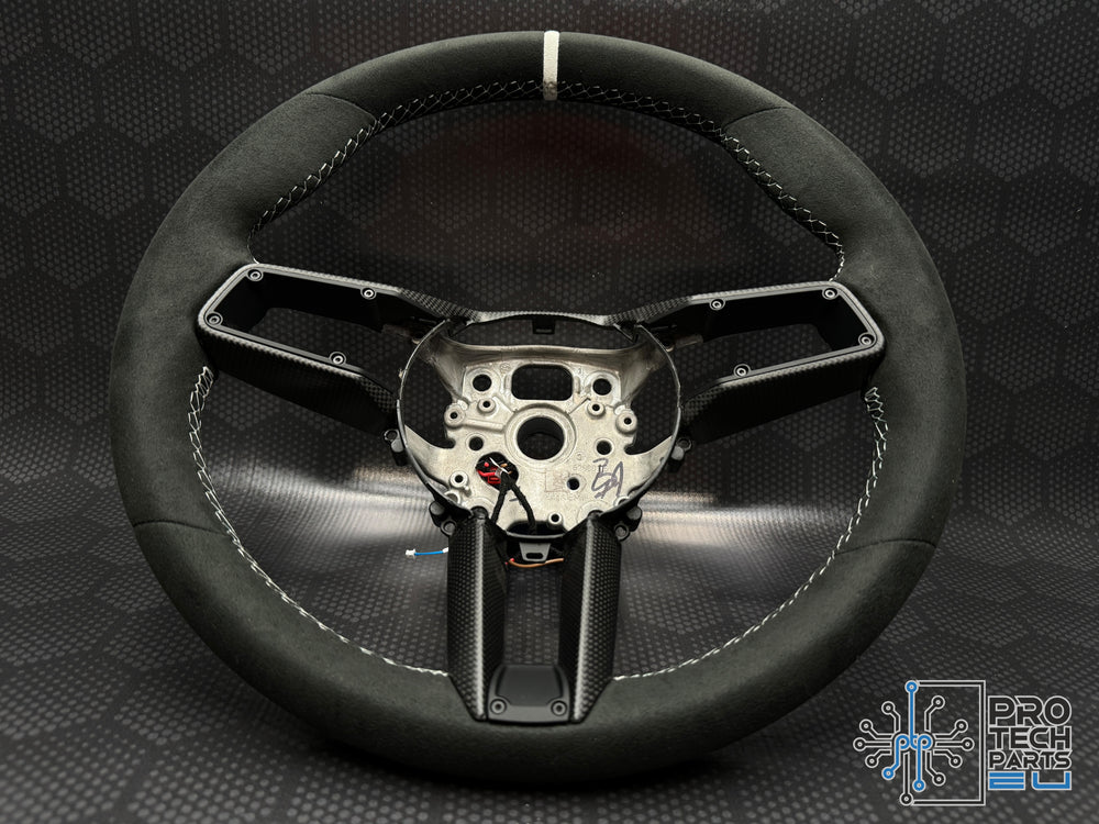 
                  
                    Porsche Steering wheel race-tex GT3RS GT3 GTS GT 992 turbo S carrera white UPGRADE
                  
                