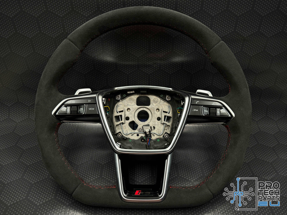 AUDI RS A5,A6,A7,A8,S8,S6,S7,RS5,RS6,RS7,E-TRON Steering wheel alcantara