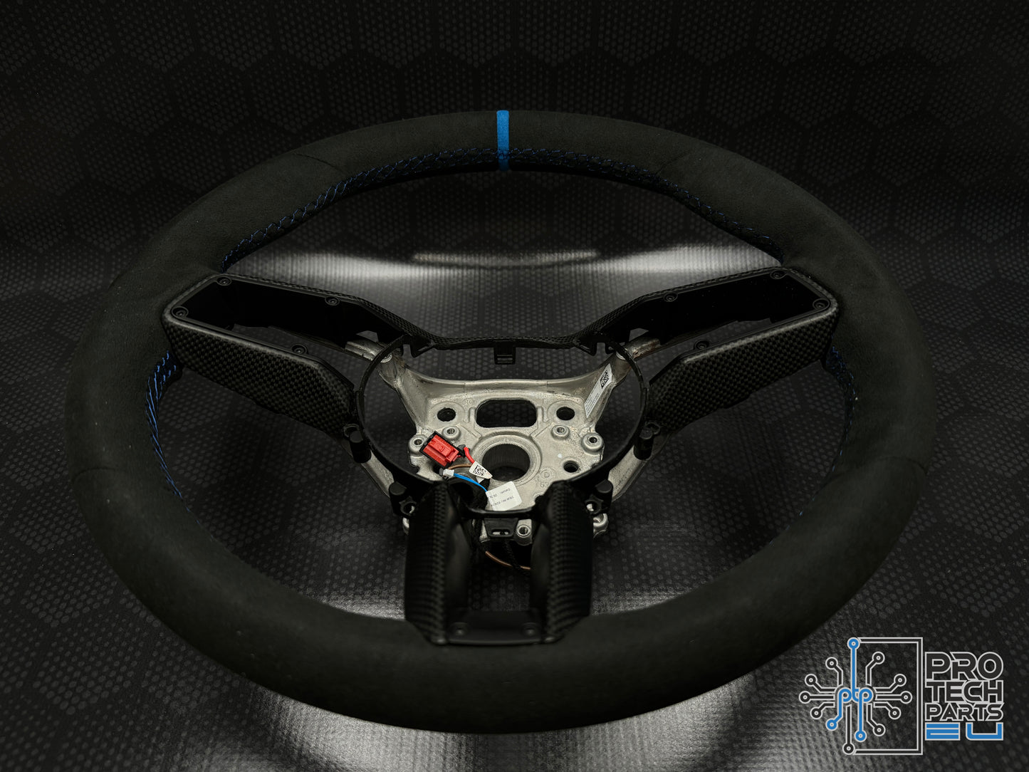
                  
                    Porsche Lenkrad Race-Tex GT3RS GT3 GTS GT 992 Shark Blue UPGRADE 
                  
                