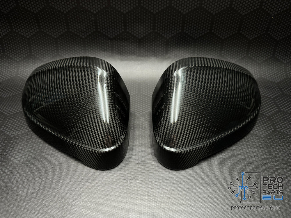 Genuine AUDI A4,A5,RS4,RS5 carbon fiber mirror cover caps set glossy finish