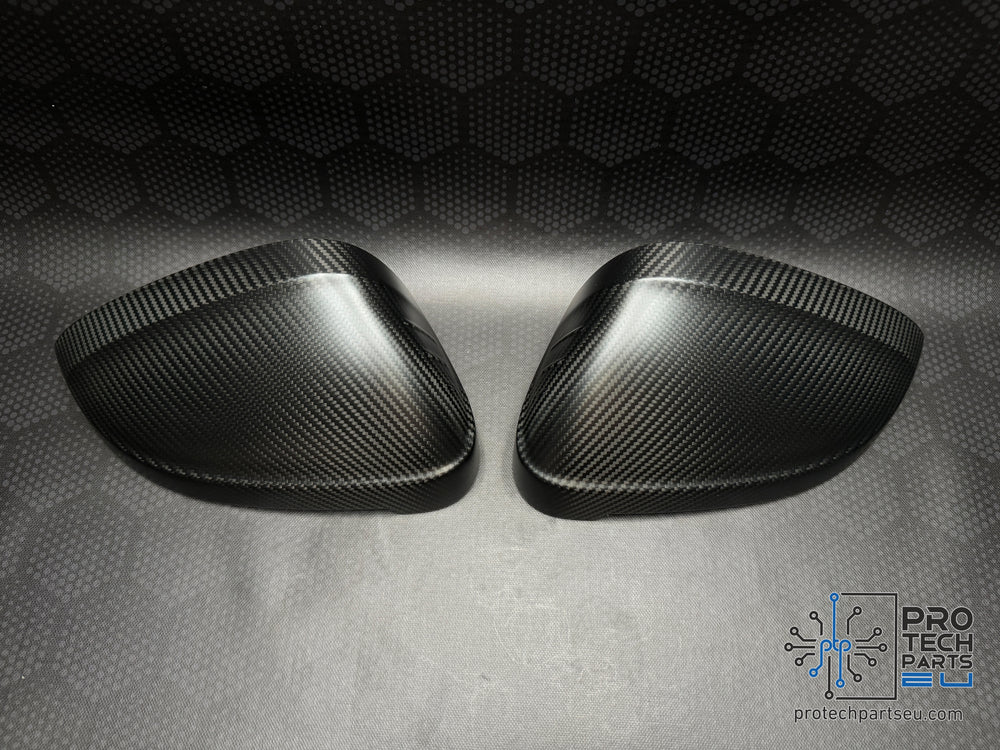 
                  
                    Genuine AUDI A4,A5,RS4,RS5 carbon fiber mirror cover caps set matte side assist
                  
                