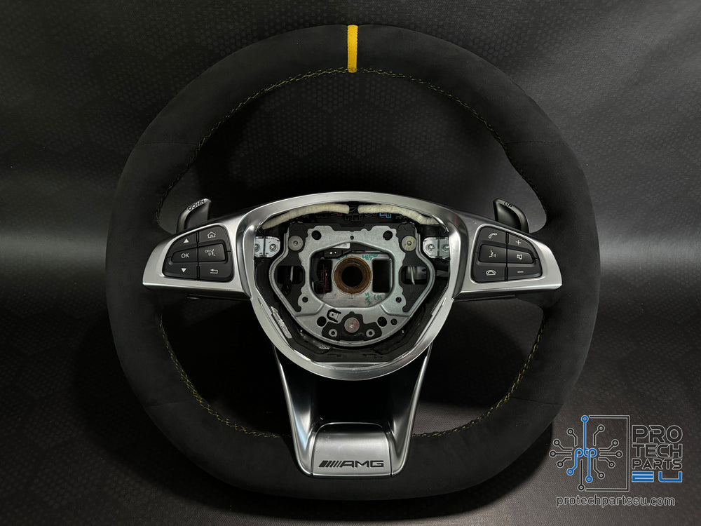 Mercedes A,B,E,C,S AMG steering wheel 2016+ alcantara ,lane assist