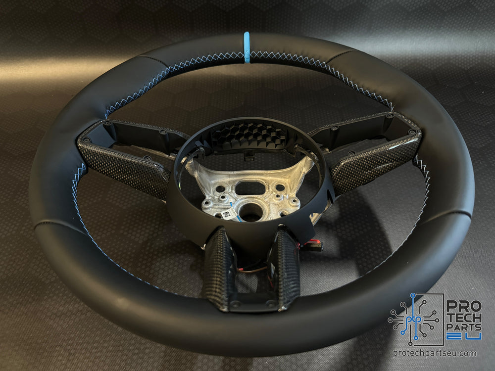 
                  
                    Porsche Steering wheel leather turbo gt cayenne GT3RS GT3 GTS GT 992 turbo S leather riviera blue/mexico blue
                  
                