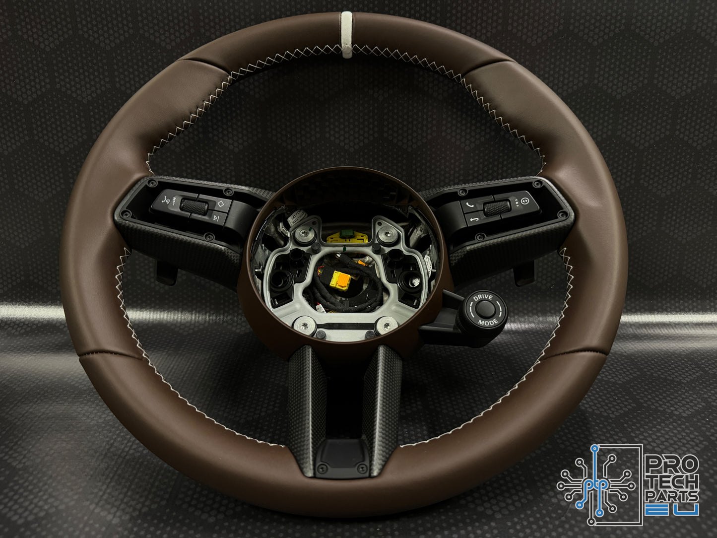 
                  
                    Porsche Steering wheel race-tex GT3RS GT3 GTS GT 992 turbo S carrera GTS truffle brown custom carbon fiber
                  
                