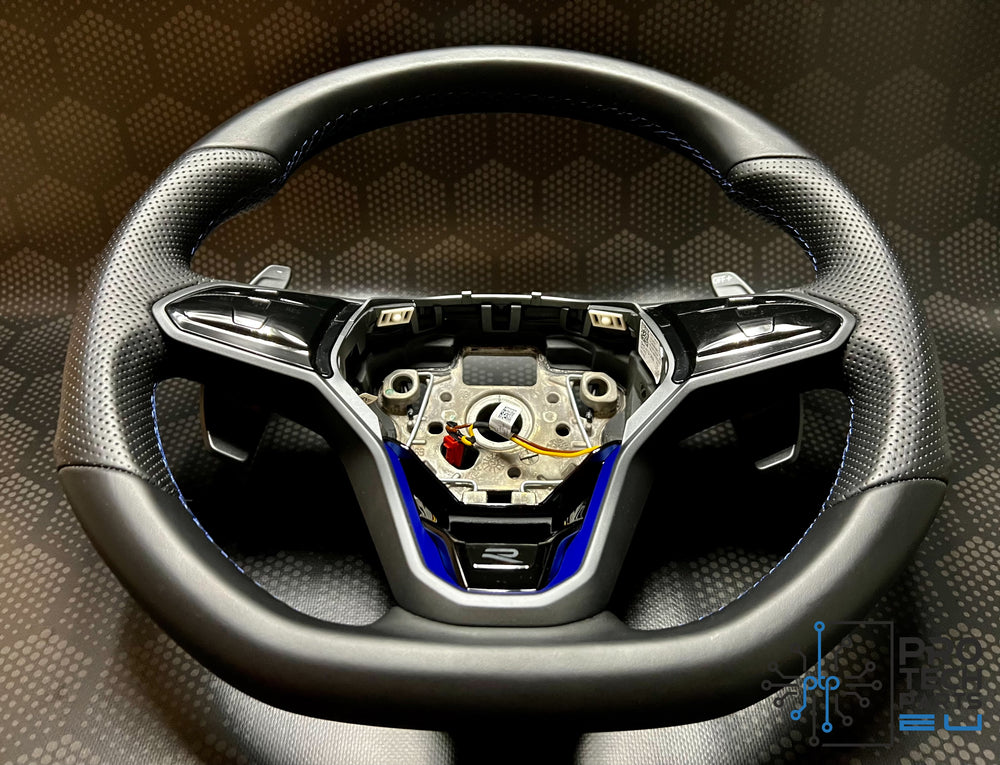 
                  
                    Volkswagen R steering wheel blue Tiguan,Passat,Arteon,Golf etc heated+touch
                  
                