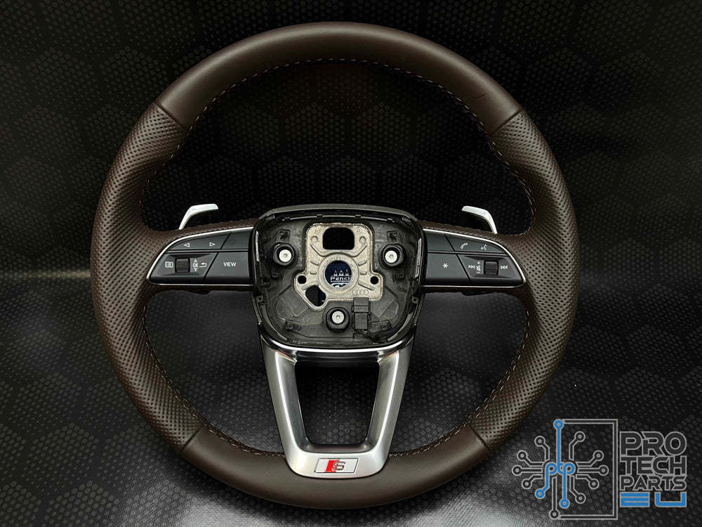 
                  
                    Genuine AUDI Sline brown steering wheel new Q3,A4,A5,S5,RS5,SQ5,Q7,Q8,SQ7,RSQ8
                  
                