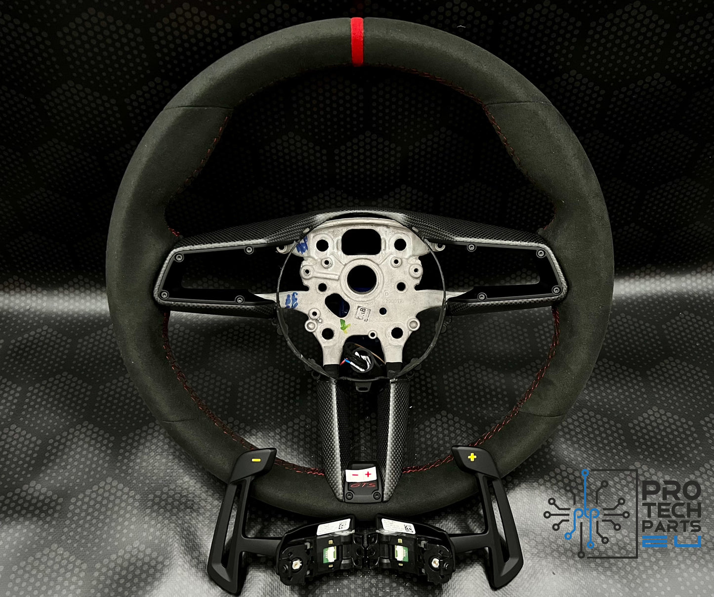 
                  
                    عجلة قيادة بورش سباق تكس GT3RS GT3 GTS GT 992 ترقية كارمين أحمر
                  
                