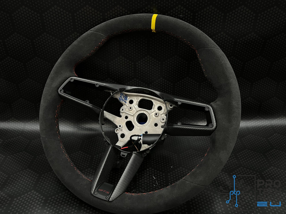 
                  
                    Porsche Steering wheel race-tex GT3RS GT3 GTS GT 992 turbo S carrera race yellow/red stitches UPGRADE
                  
                