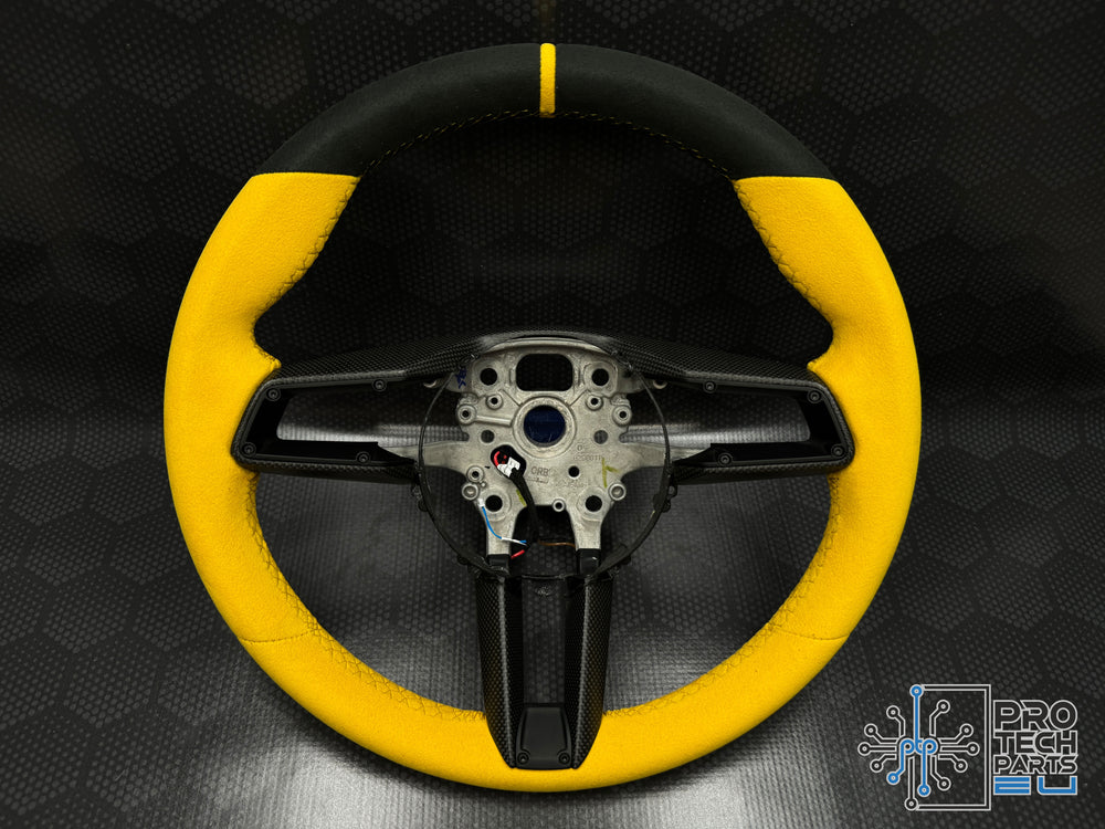 Porsche Steering wheel HERITAGE GT GT3 GT3RS GTS 992 turbo S carrera SPEED yellow WEISSACH PACKAGE