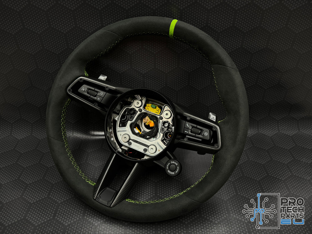
                  
                    Porsche Steering wheel race-tex GT3RS GT3 GTS GT 992 turbo S carrera lizard green carbon fiber
                  
                
