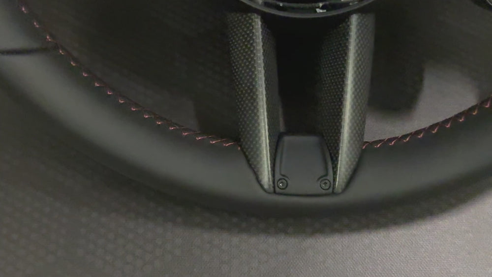 
                  
                    Carregar e reproduzir vídeo no visualizador da galeria, Porsche Steering wheel race-tex GT3RS GT3 GTS GT 992 turbo S carrera GTS bordeoux custom carbon fiber
                  
                